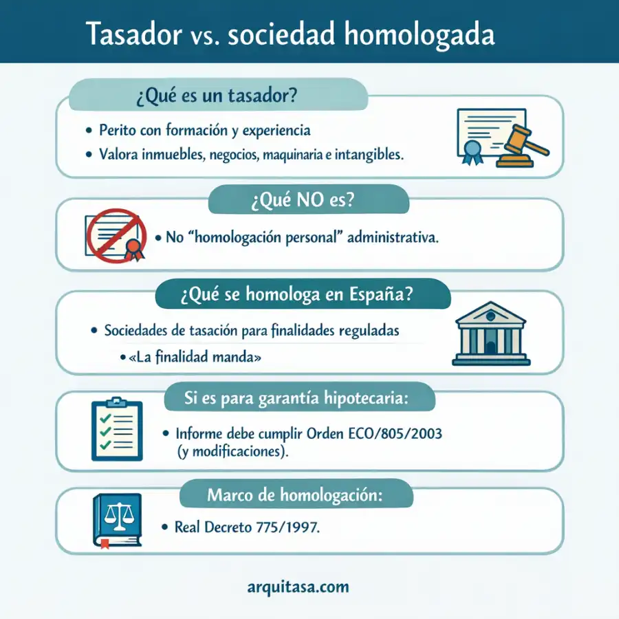 tasador homologado