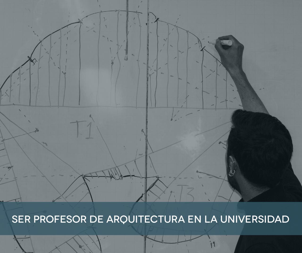 Ser profesor de arquitectura en la universidad: un equilibrio sobre tres patas