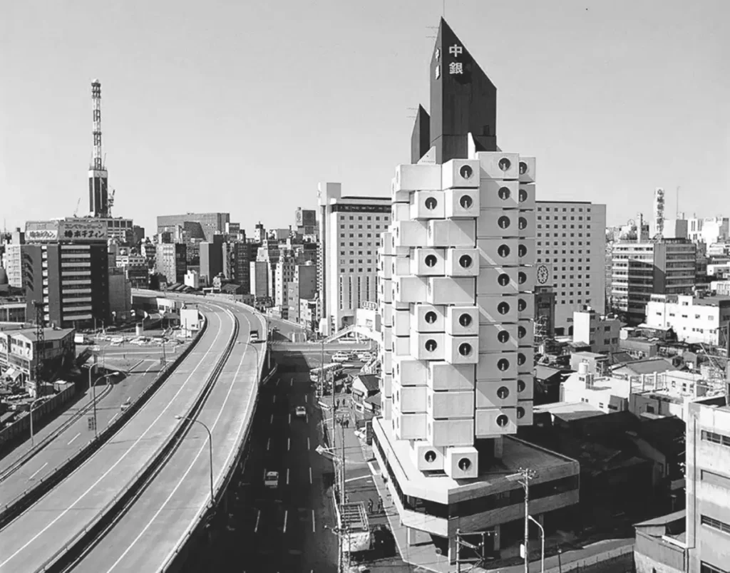 Torre Cápsula Nakagin. Kisho Kurokawa (1972) 