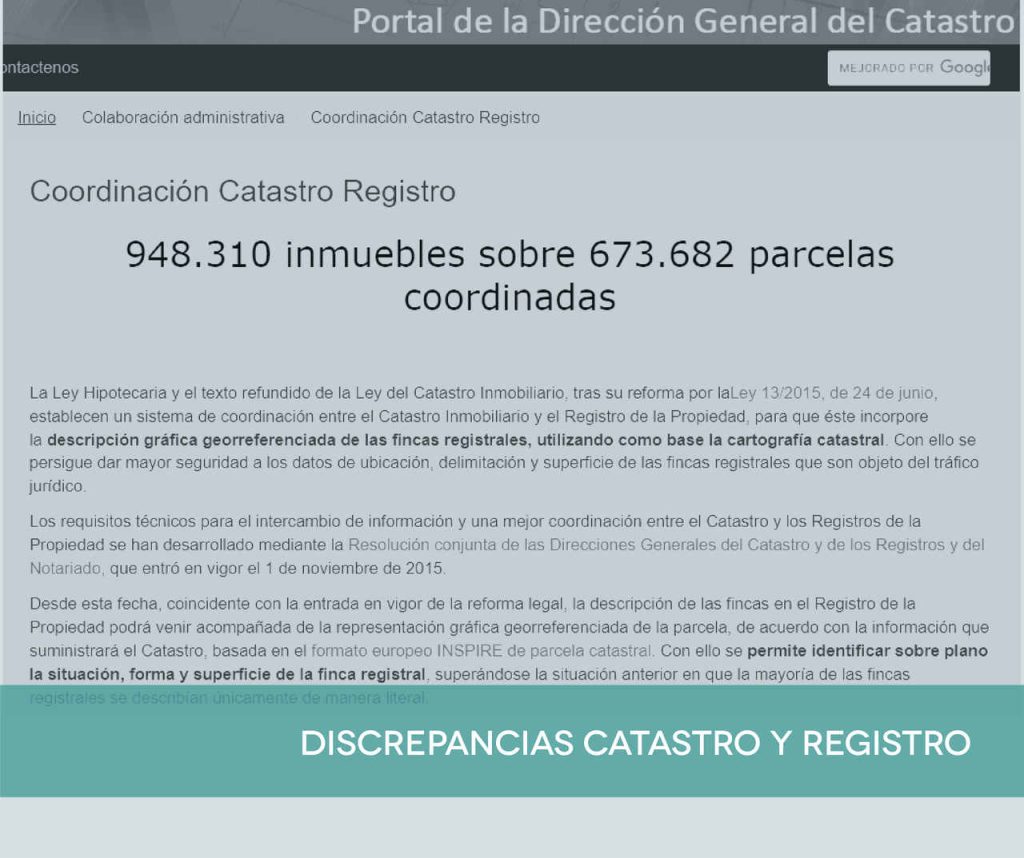 El Catastro se coordina con el Registro de la Propiedad para garantizar más seguridad jurídica en sucesiones y donaciones