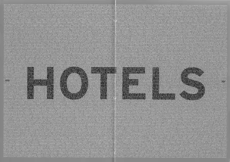 Enumeración de hoteles en la península ibérica.