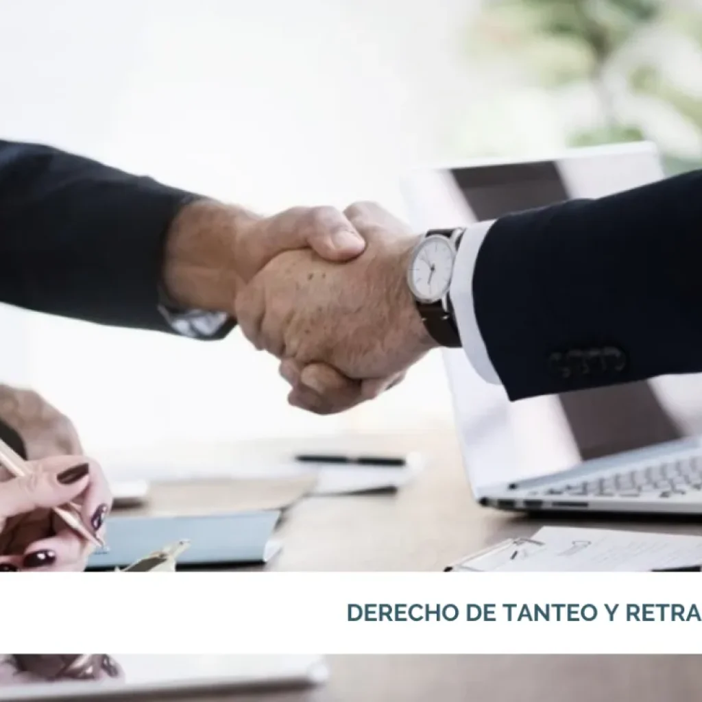 derecho de tanteo y retracto