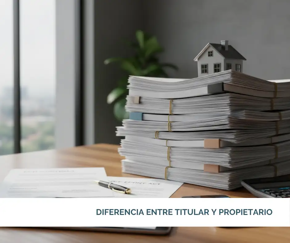 diferencia entre titultar y propietario