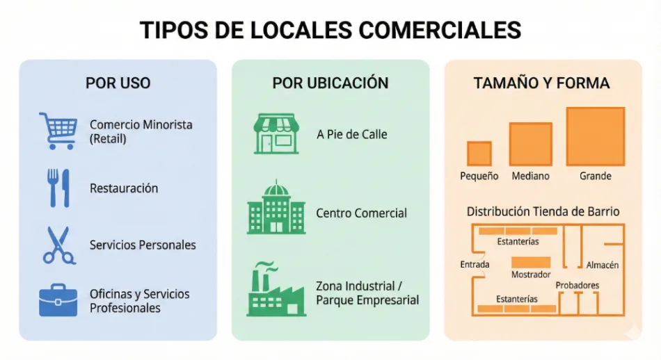 Tipos de Locales